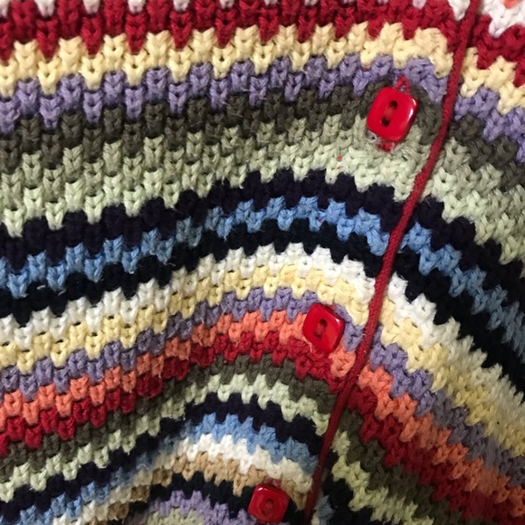 Knitted rainbow sweater - Picture 2 of 4